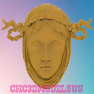 human face 3D MODEL STL FILE FOR CNC ROUTER LASER