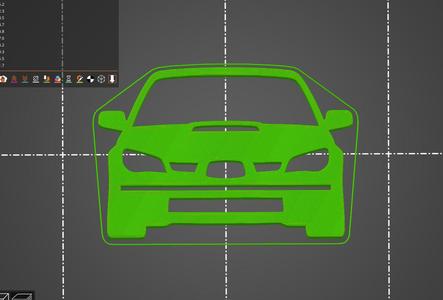 Subaru Impreza Hawkeye Toothpaste Squeezer