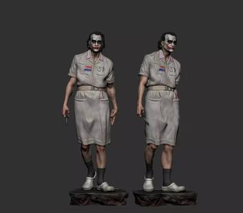 Joker Ledger Nurse Statue 3d model for 3d printing