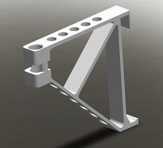 Replicator 2 side mount filament guide