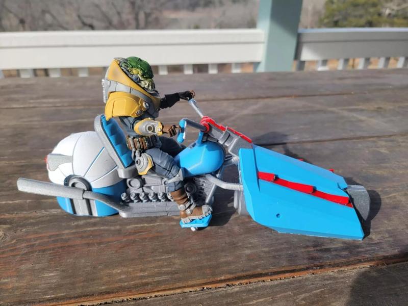 Cosmic Legions Noveunn Leen Hoverbike Vehicle