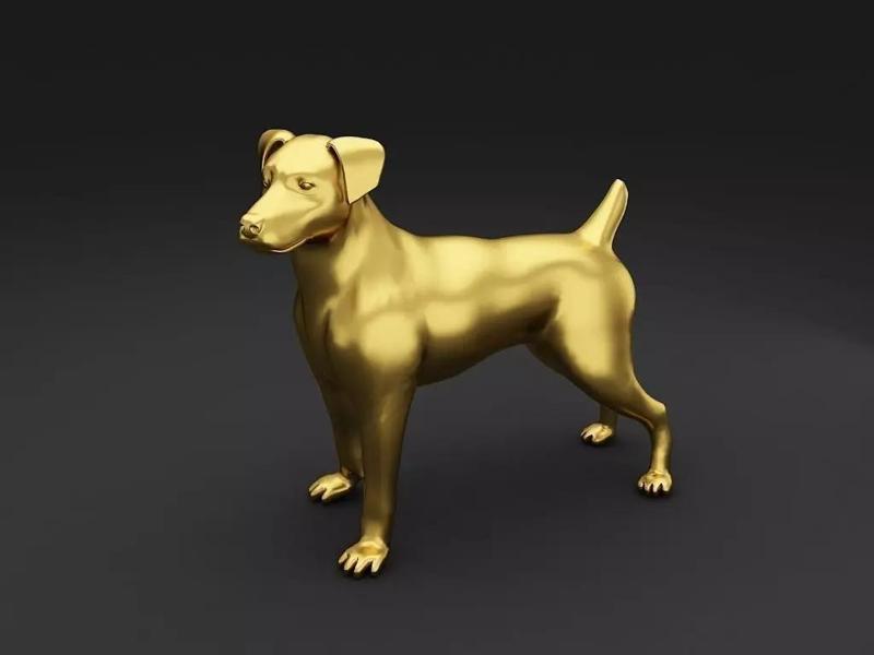 Jack Russell Terrier Dog Model