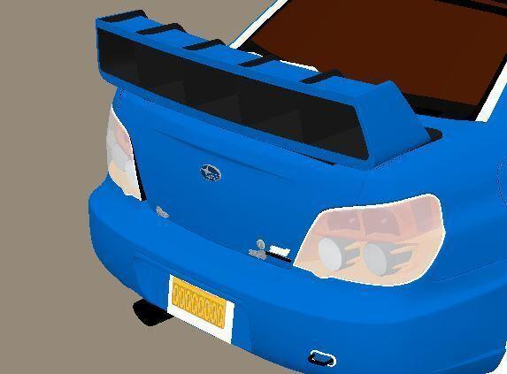 SUBARU IMPREZA WRX STI 05 Rally Wing