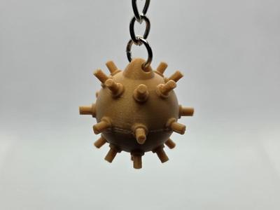 Contact Naval Mine – Retro Style Keychain