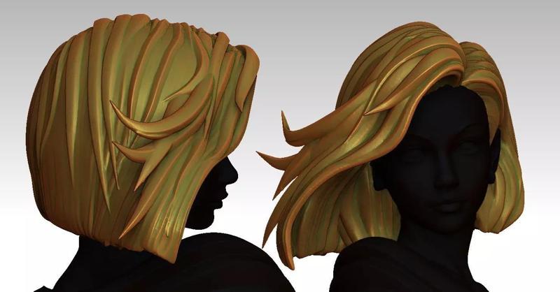 3D Hairstyles for girl V95