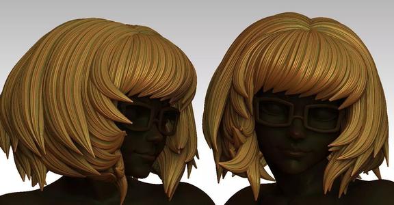 3D Hairstyles for girl V26