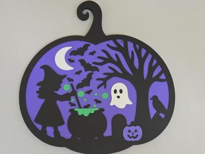 Witchy Pumpkin Sign