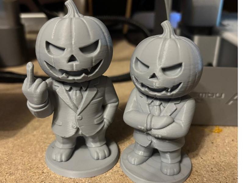 Pumpkin Man - Mittelfinger FU Halloween