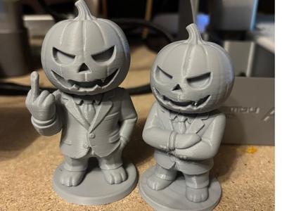 Pumpkin Man - Mittelfinger FU Halloween