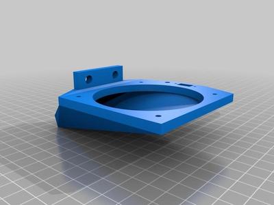 A new Prusa I3 Geeetech 70 mm customizable cooling fan. With switch