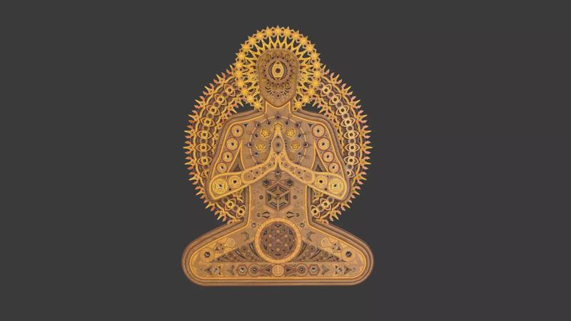 3D Wall sculpture - Eternal Being