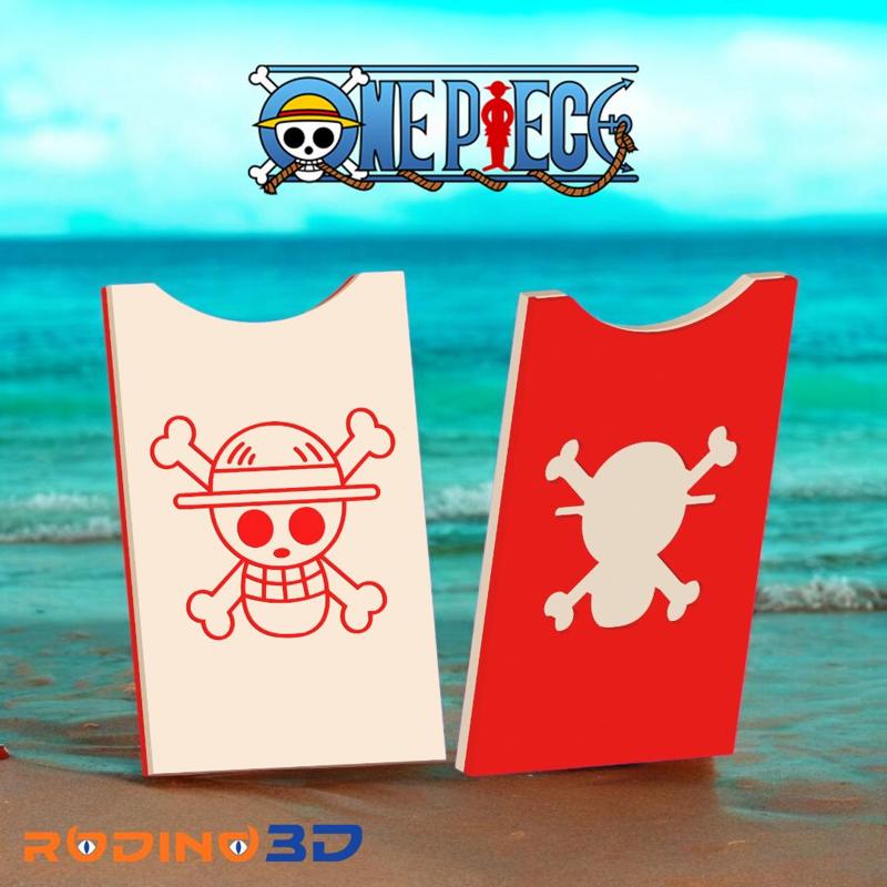 Porta tarjeta sube one piece - One piece card holder