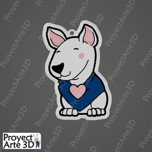 Multicolor keychain - Puppy