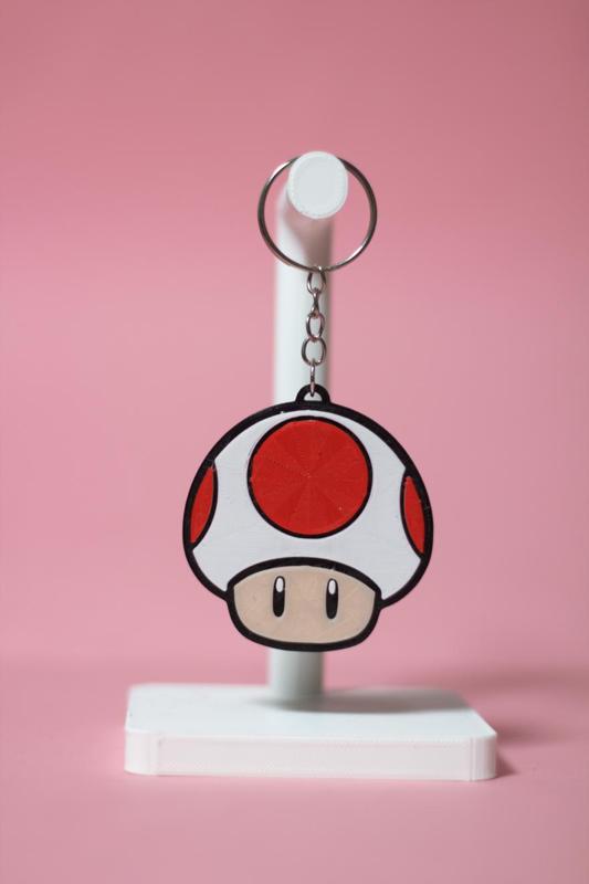 TOAD MARIO BROS KEYCHAIN - CHAVEIRO COGUMELO MARIO