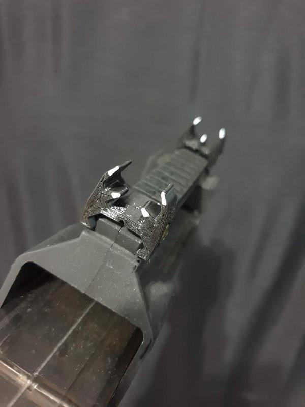 Picatinny iron sights 