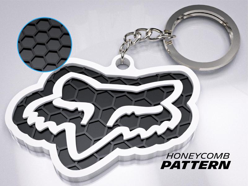 Fox Racing Keychain 