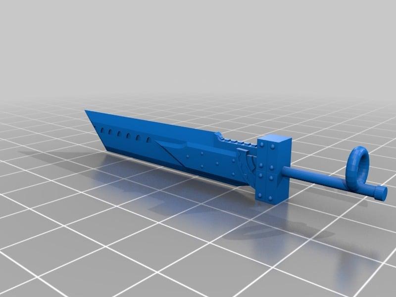 Final Fantasy VII Sword Keychain