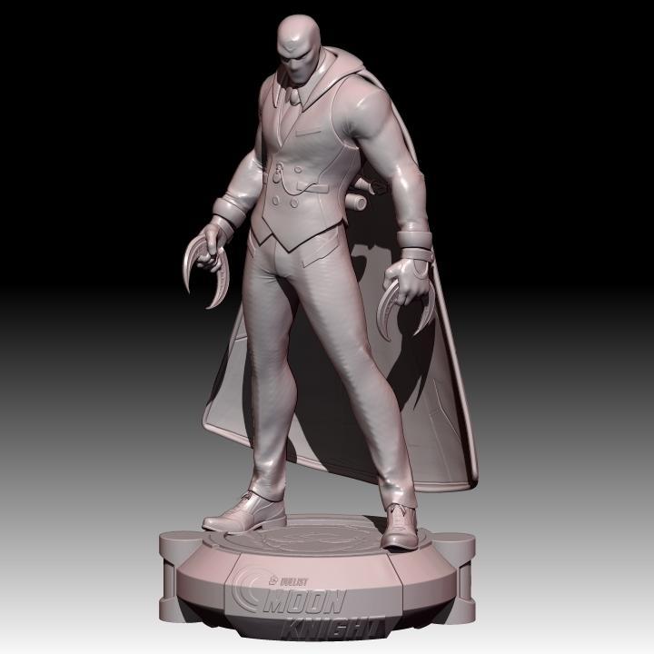 MOON KNIGHT-Mister Knight (Marvel Comics) | CARTOON FIGURE | MARVEL UNIVERSE | MARVEL RIVALS