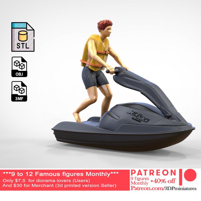 N1 Jetski Driver standing