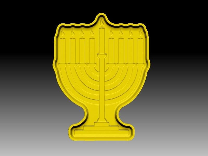 MENORAH BATH BOMB MOLD