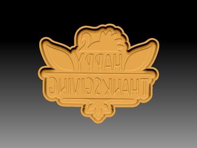 HAPPY THANKSGIVING 2 BATH BOMB MOLD