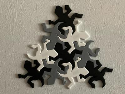 MC Escher Tessellating Lizard
