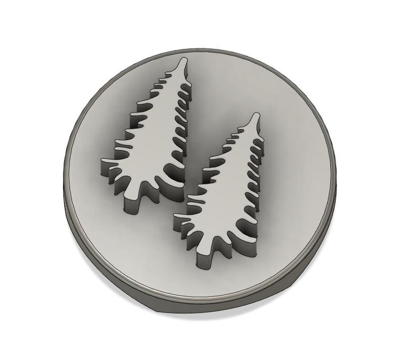 CHRISTMAS TREE SOAP STAMP