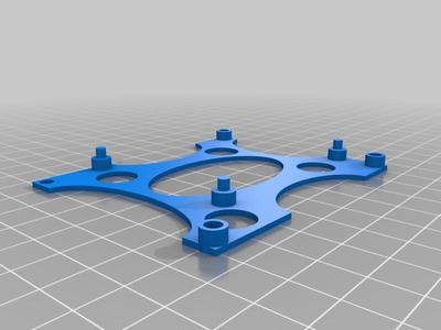 Raspberry Pi 3 + 2.5" HDD spacer. Version 2.
