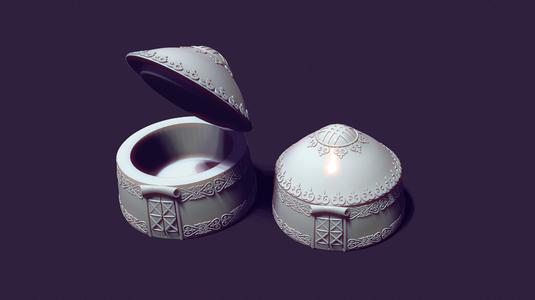 yurt of Kazakh nomads mold