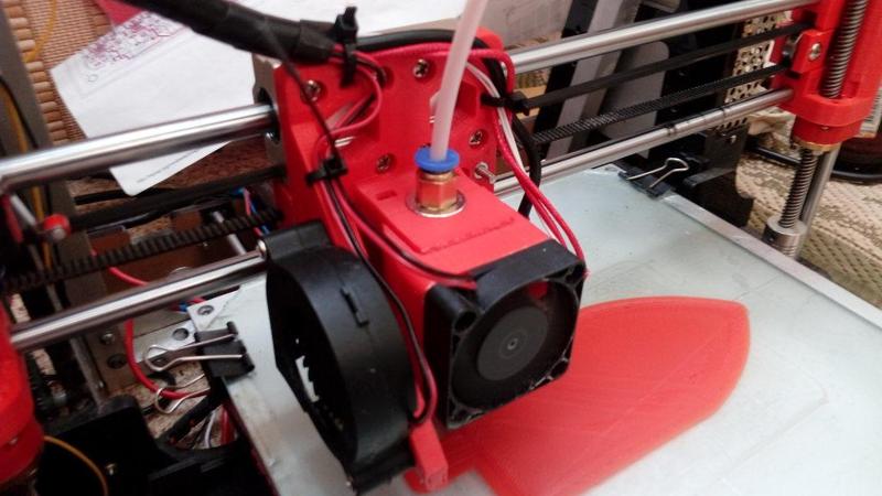 The carriage of the extruder for Tronxy(Каретка экструдера для  Tronxy)