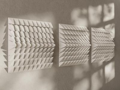 3D Wall Sculpture, The Straight Line