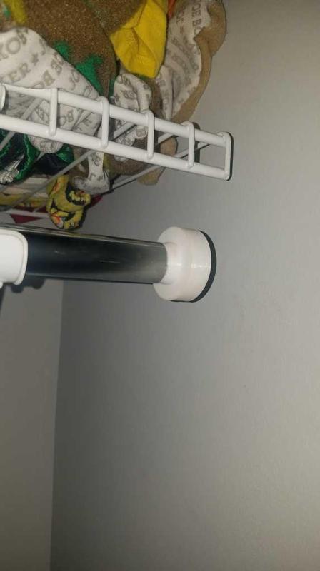 Closet rod end (closet bar end)