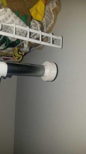 Closet rod end (closet bar end)