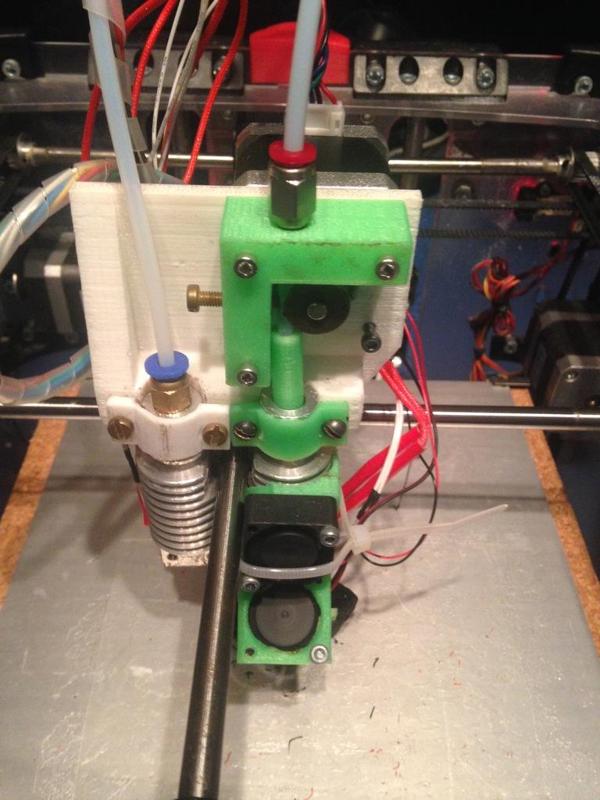 Ninjaflex extruder for Velleman k8400