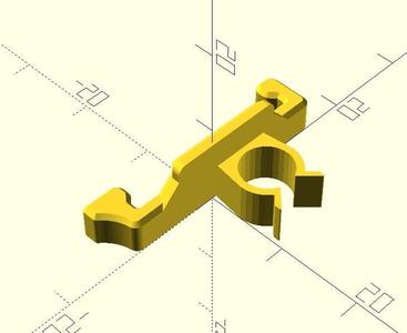 lock with wire clip for Creality Ender 2 wire chain