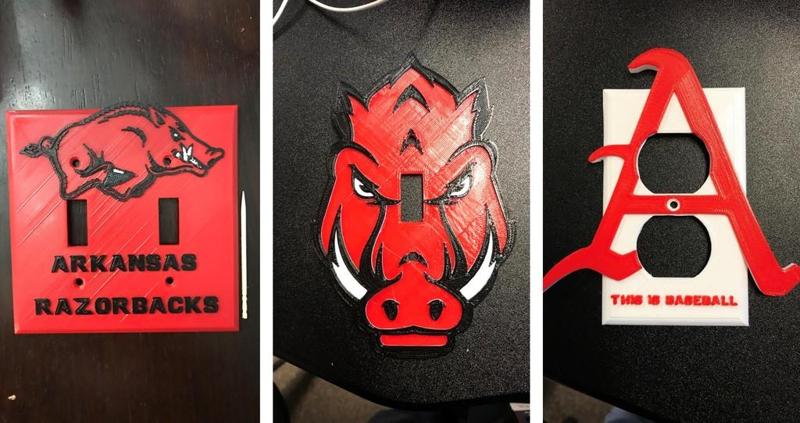 Arkansas Razorback Switch/Outlet Covers