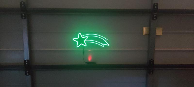 EL Wire Shooting Star