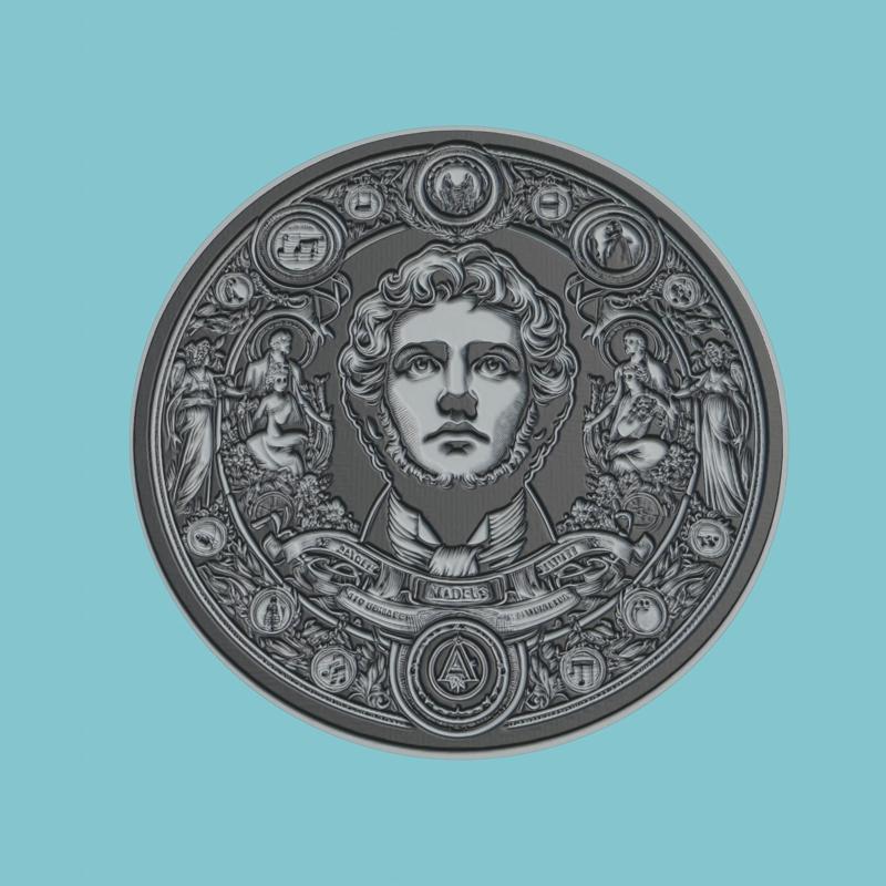 Amadeus Movie Medallion  Amadeus 3d  Model Stl Obj