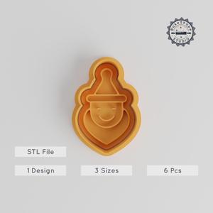 Elf Cookie Cutter & Stamp Set, 6-Piece, Holiday Elf, Perfect for Cookies & Fondant, S/M/L Sizes, Christmas Party Baking PRODUCT_4865