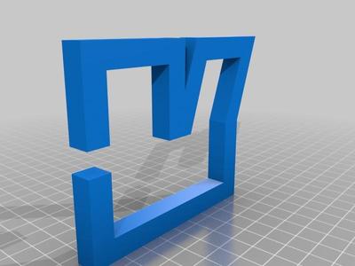 RAMMSTEIN LOGO WITH STAND