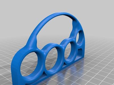 Custom Lettering Brass Knuckles