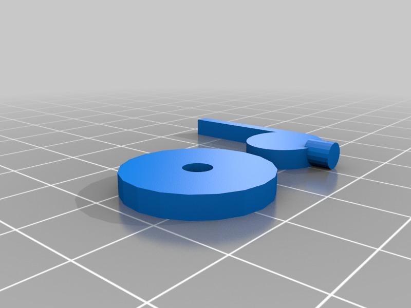 Ficha negra (nota musical) para juego de mesa