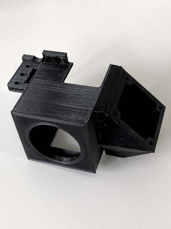 Ender 3 dual 40mm fan hot end cooling shroud with BLTouch mount