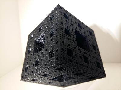 Printable Menger Sponge (4th iteration)