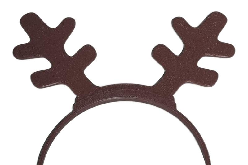Cute christmas reindeer antlers headband topper