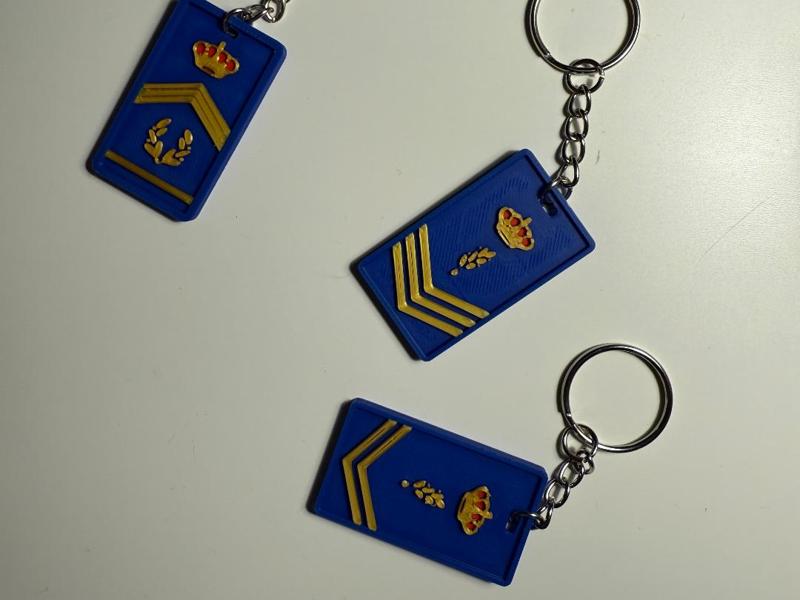 National Police Officer and Sub-inspector Keychain