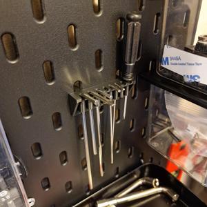 Umbraco key holder for IKEA Skådis