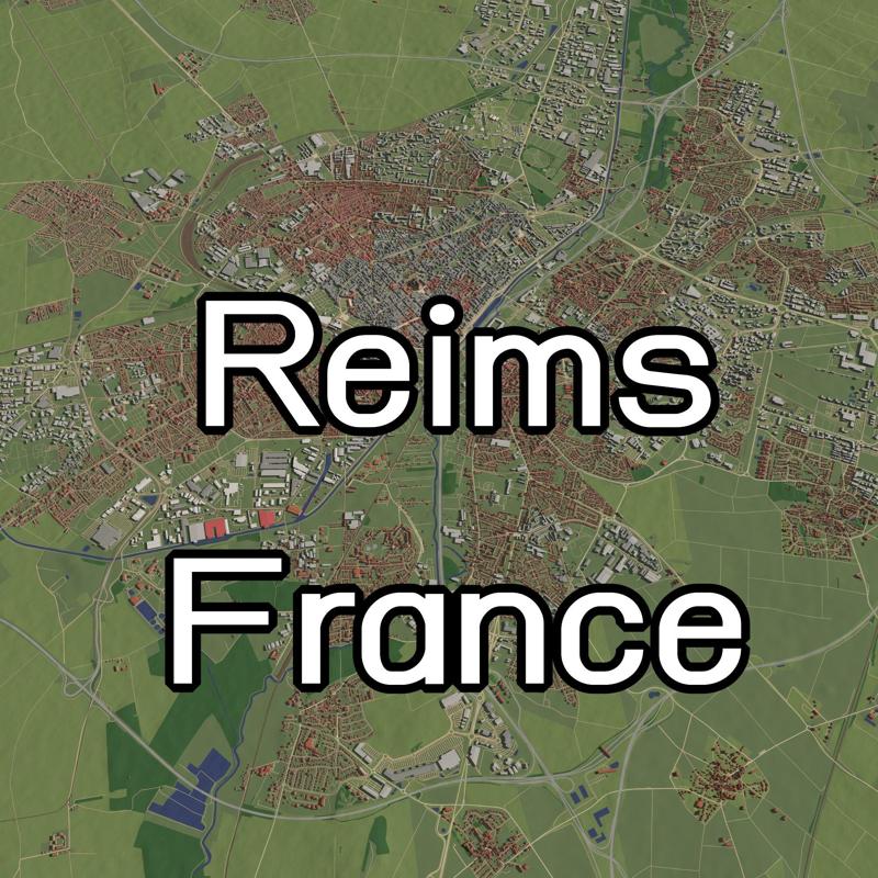 Reims France - city and urban