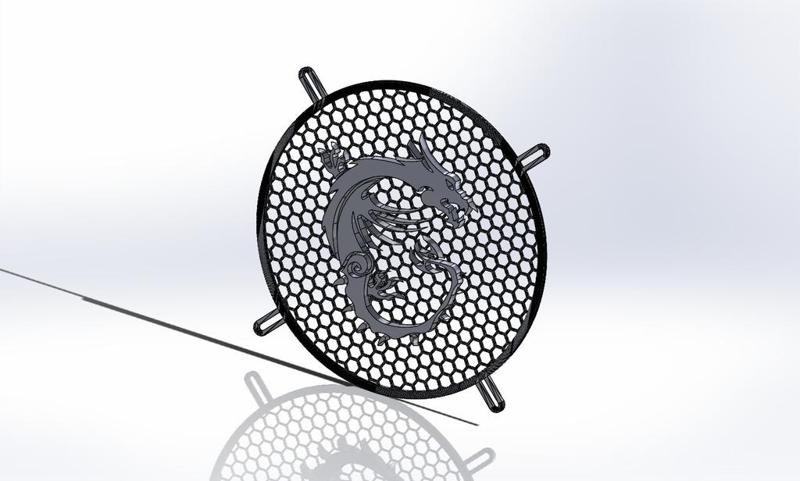 200mm MSI Logo Fan Cover