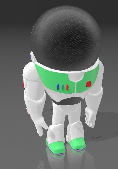 Suporte Alexa Echo Dot 4a e 5a Geração Buzz Lightyear Toy Story